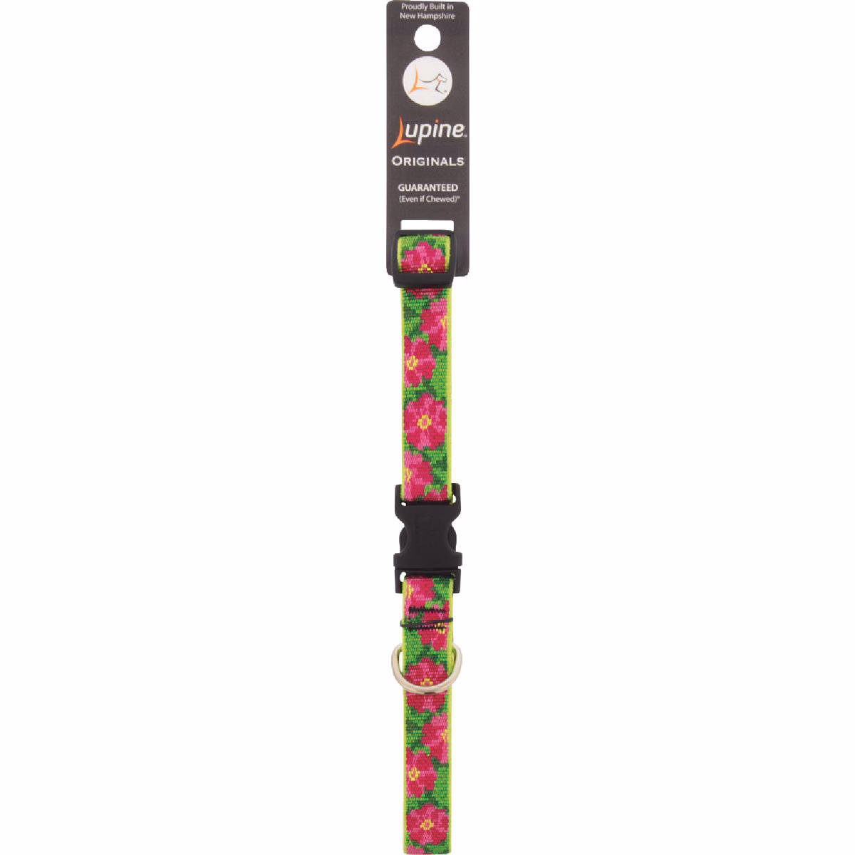 Lupine 3/4 In. Woven Pattern Petunias 13 In. to 22 In. Adjustable Collar