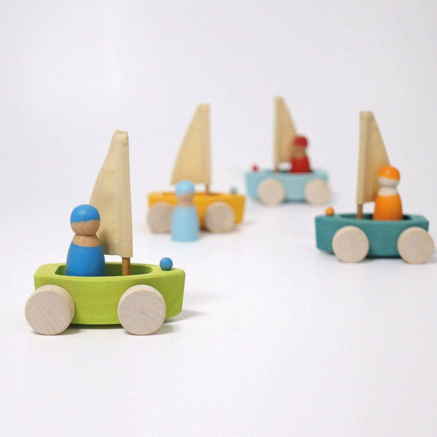 Grimm’s Set of 4 Little Land Yachts