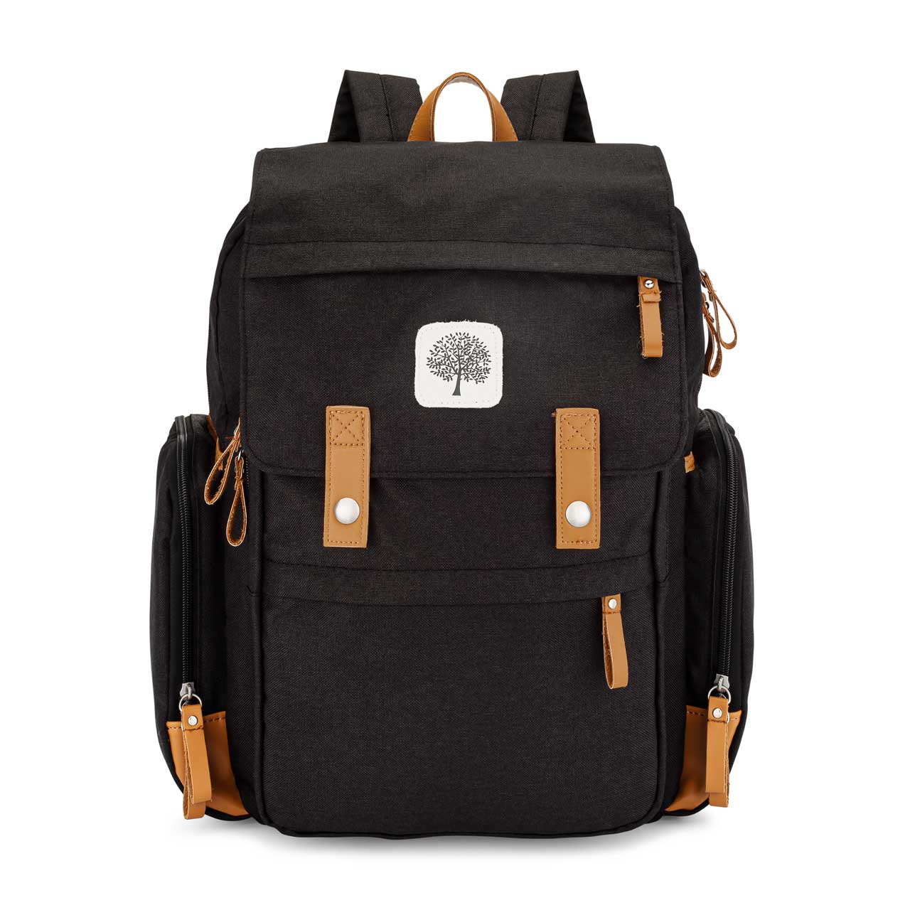 Parker Baby Company Birch Bag – Diaper Backpack in Black