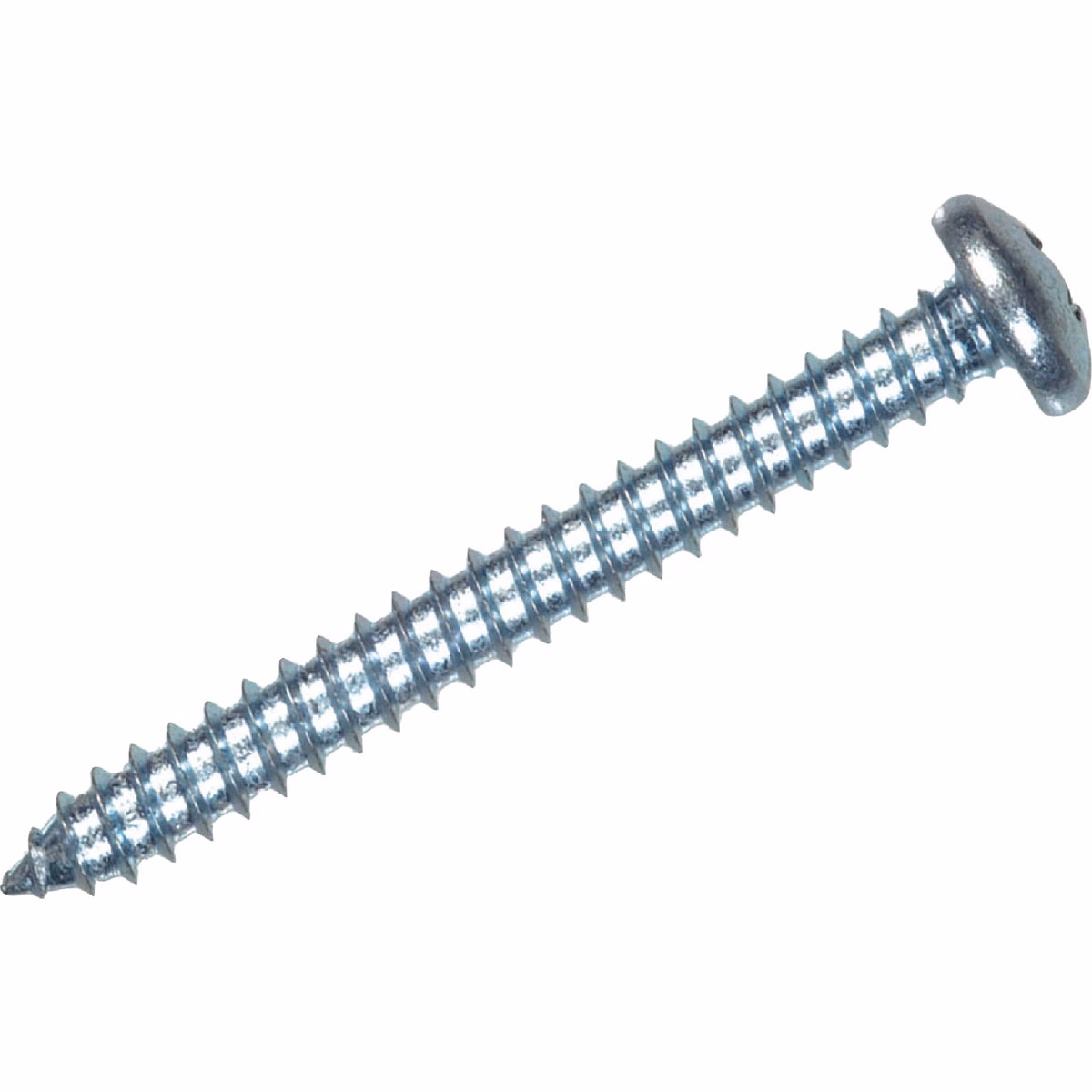 Hillman #14 x 1 In. Phillips Pan Head Zinc Sheet Metal Screw (6-Count)