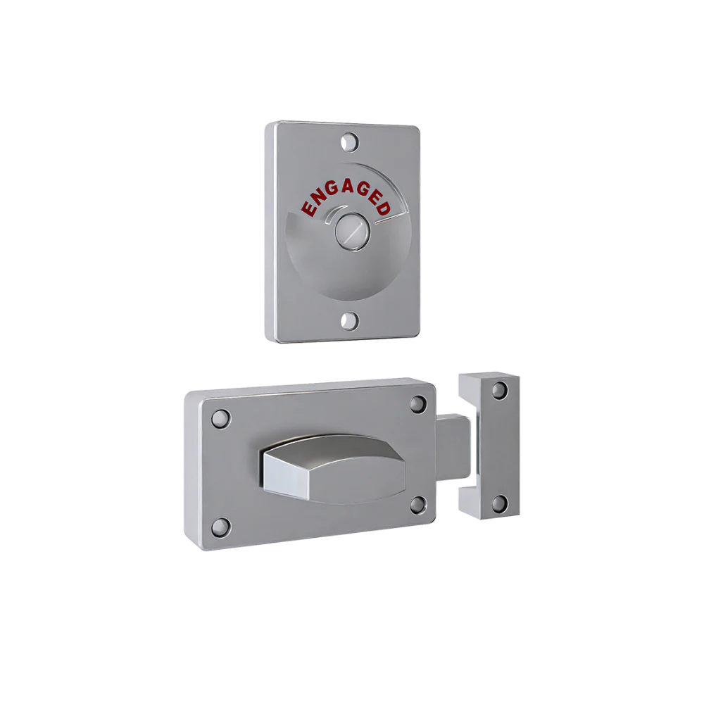 Metlam 100 Lock & Indicator Set in Satin Chrome