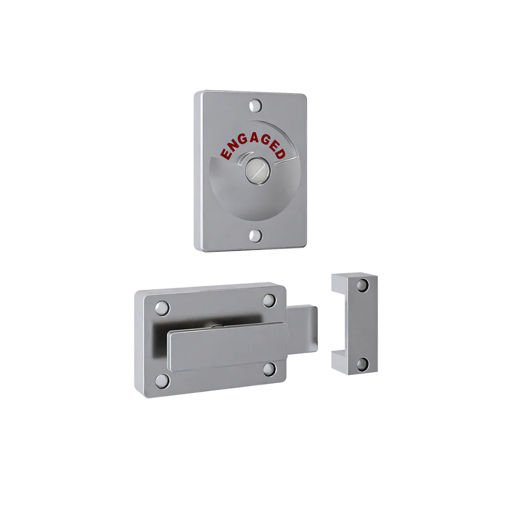 Metlam 100A Series Lock and Indicator Set in Satin Chrome