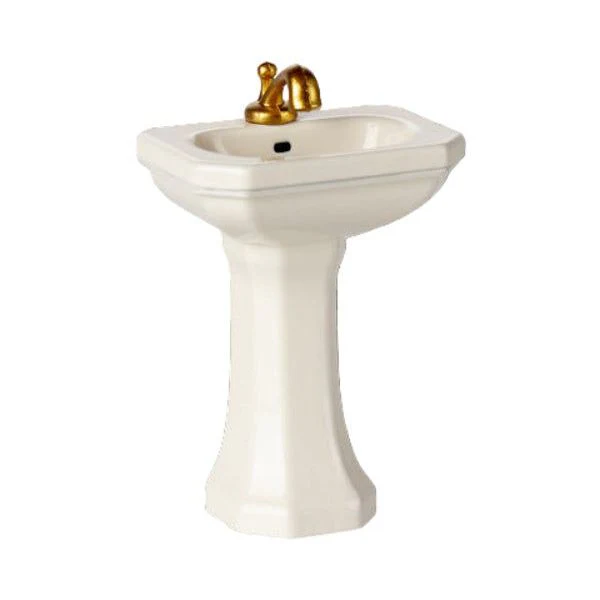 Maileg Bathroom Sink, Mouse- Off White