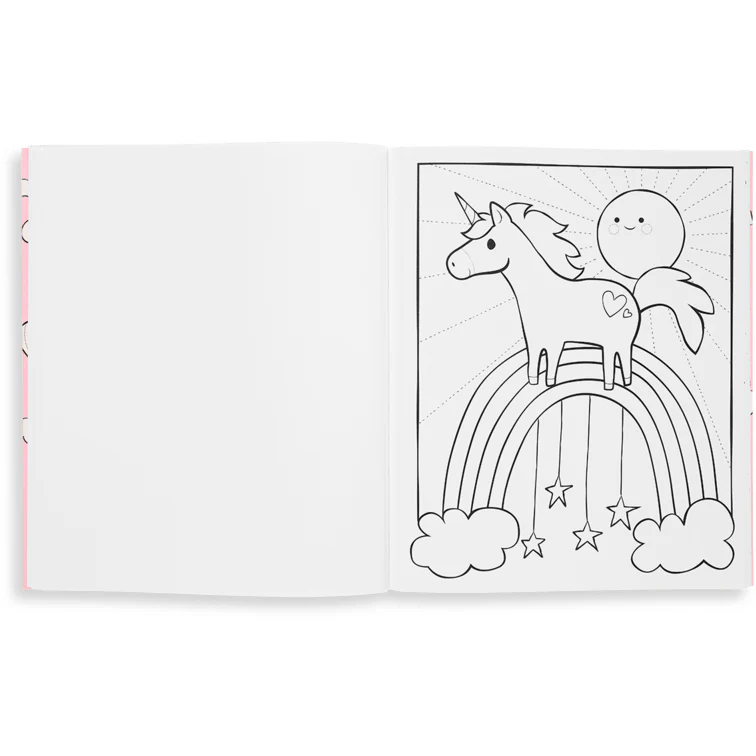 Ooly Color-In' Book: Enchanting Unicorns - Image 2
