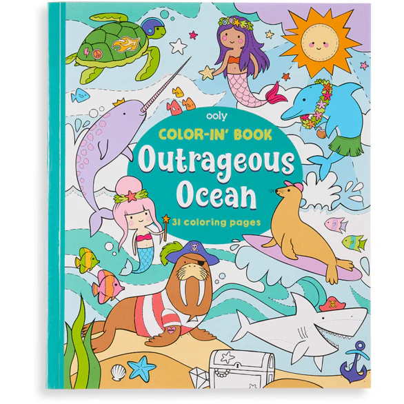 Ooly Color-In’ Book: Outrageous Oceans
