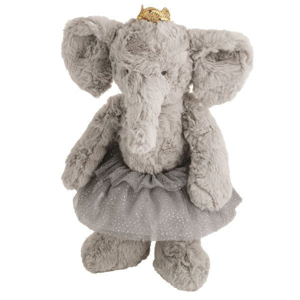 Mud Pie Princess Elephant Plush