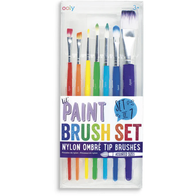 Ooly Lil’ Paint Brush Set: Set of 7