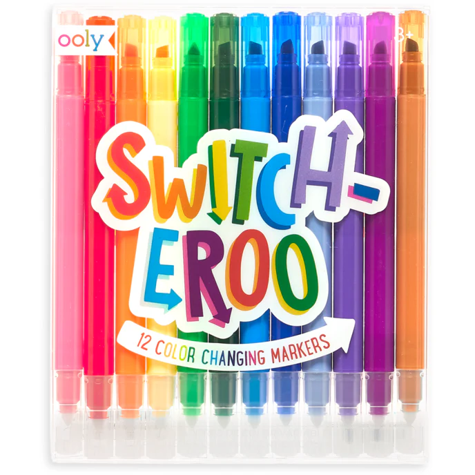 Ooly Switch-Eroo Color Changing Markers: Set of 12