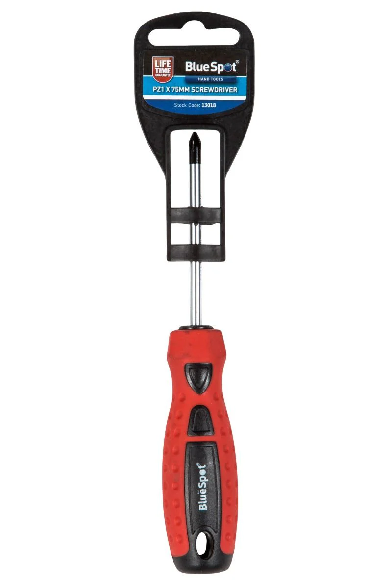 BlueSpot PZ 1 x 75mm Screwdriver With A Manufacturers LifeTime Guarantee 13018
