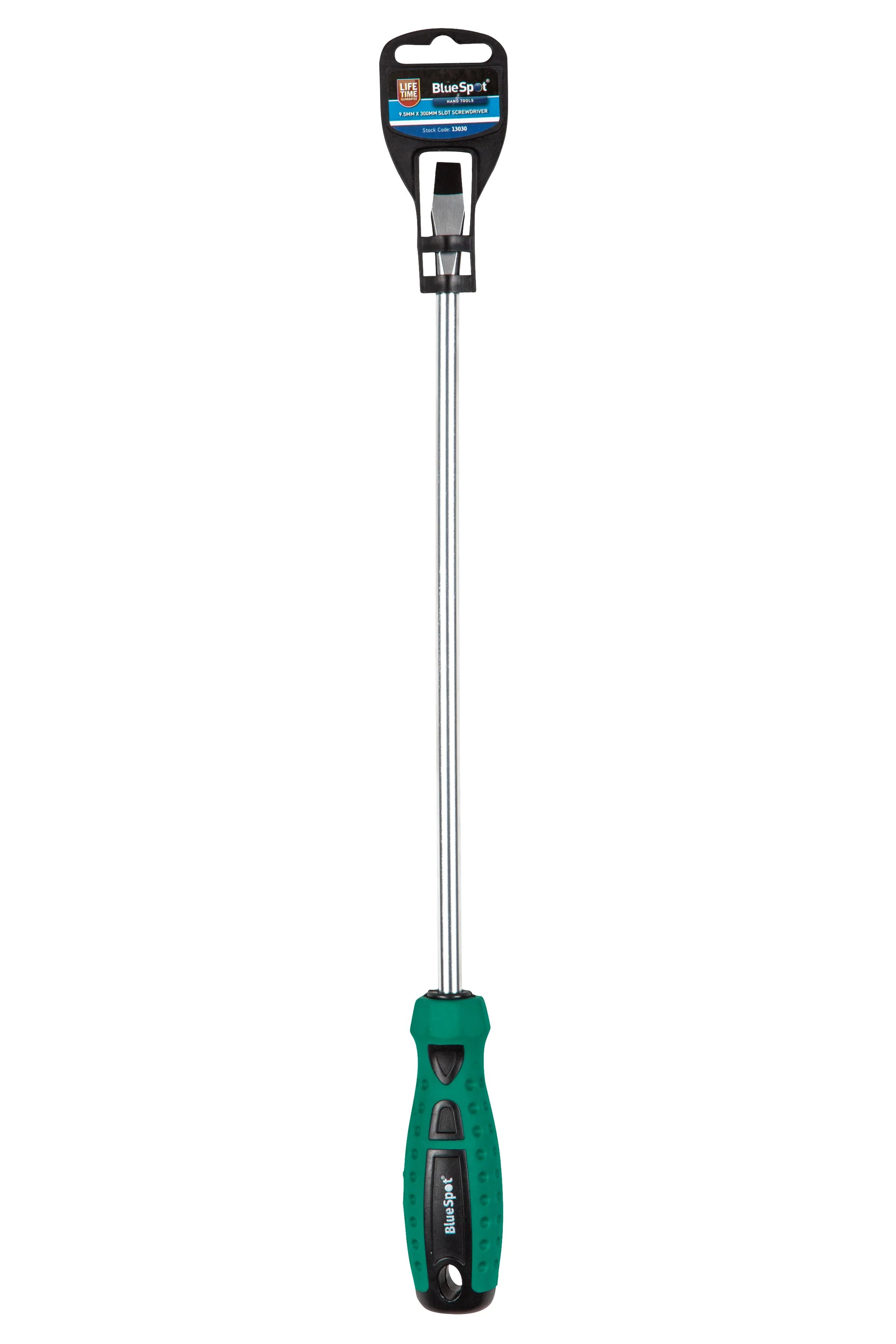 BlueSpot 9.5 x 300mm Slotted Screwdriver With A Manufacturers LifeTime Guarantee 13030