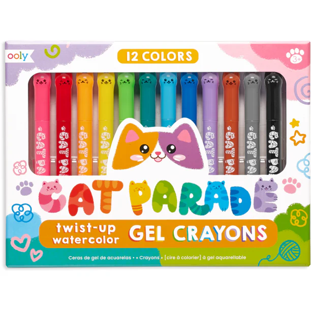 Ooly Cat Parade Gel Crayons
