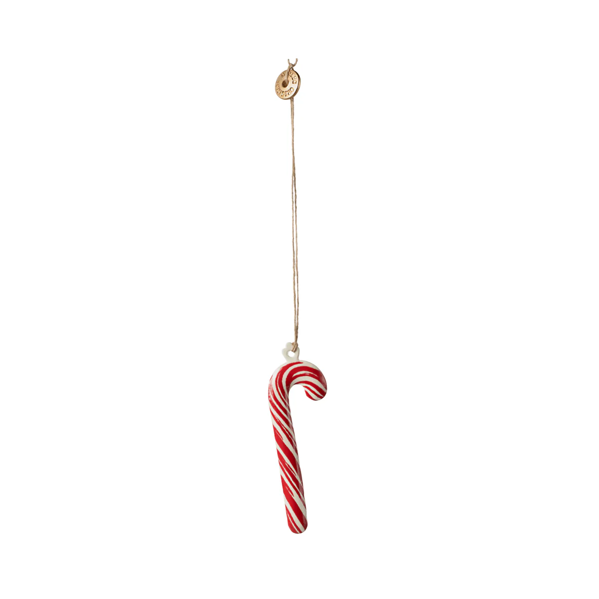 Maileg Metal Ornament, Sugar Cane – Stripe