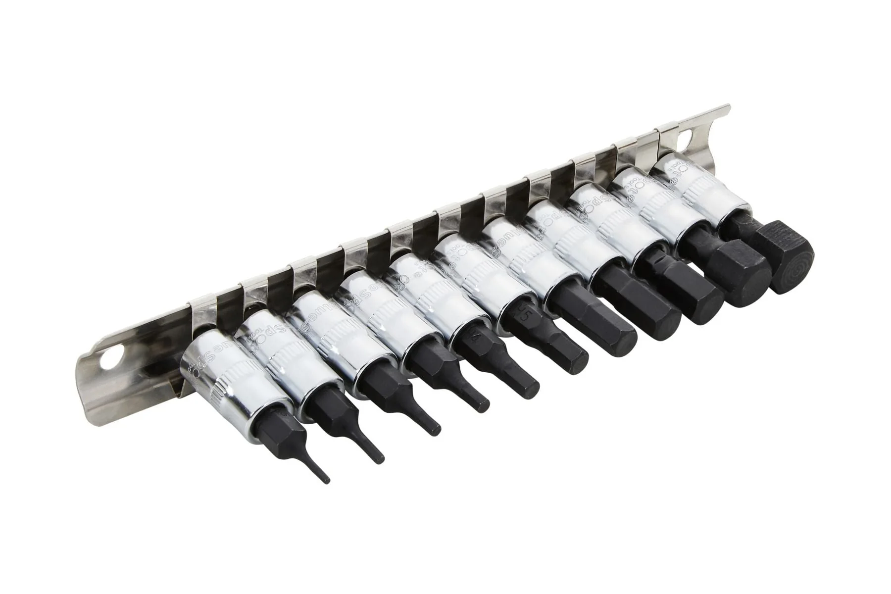 BlueSpot 11 Piece 1/4″ Drive Hex Socket Bit Set ( H1.5 – H11 ) With A Manufacturers LifeTime Guarantee 01488