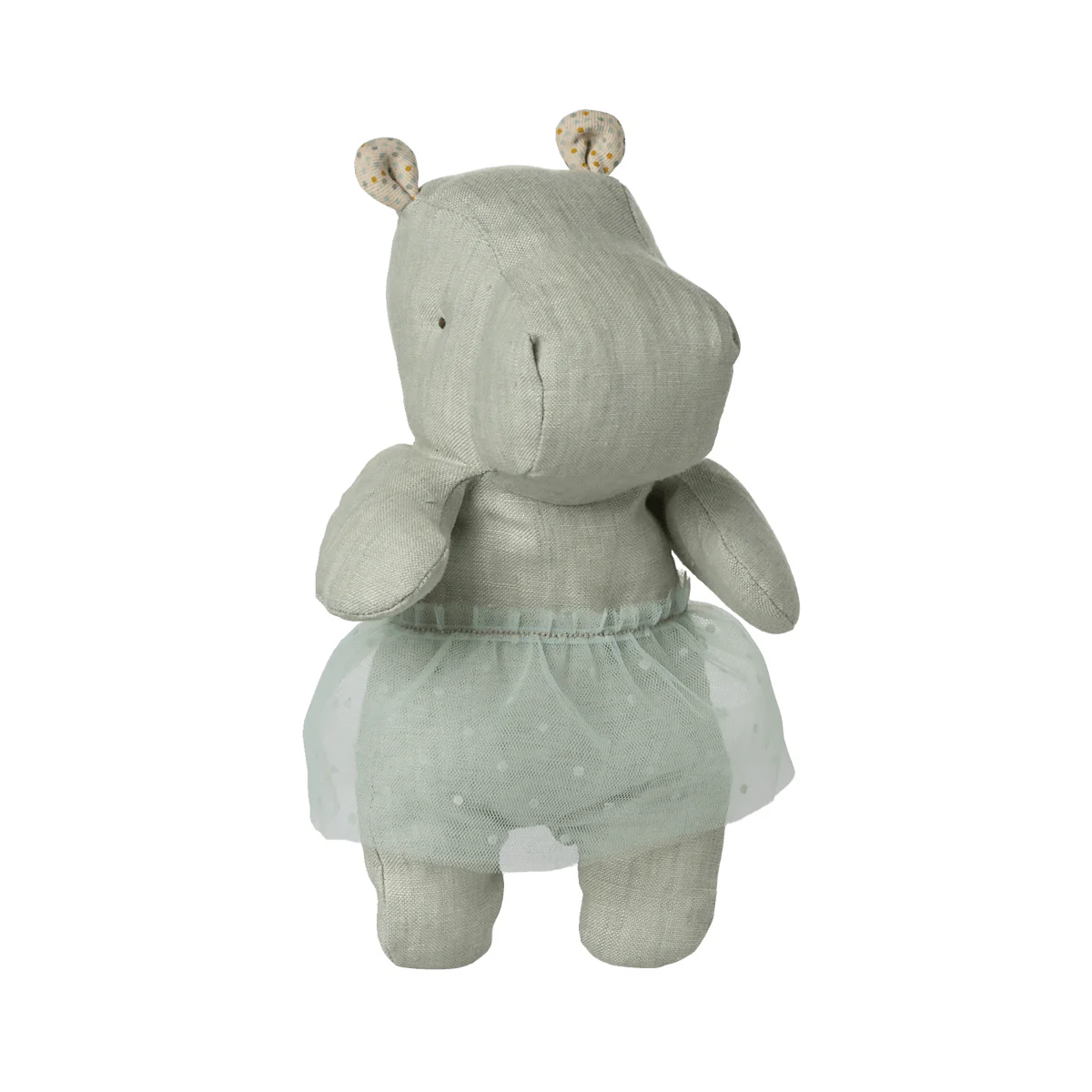 Maileg Safari friends, Hippo w. skirt, Small – Mint