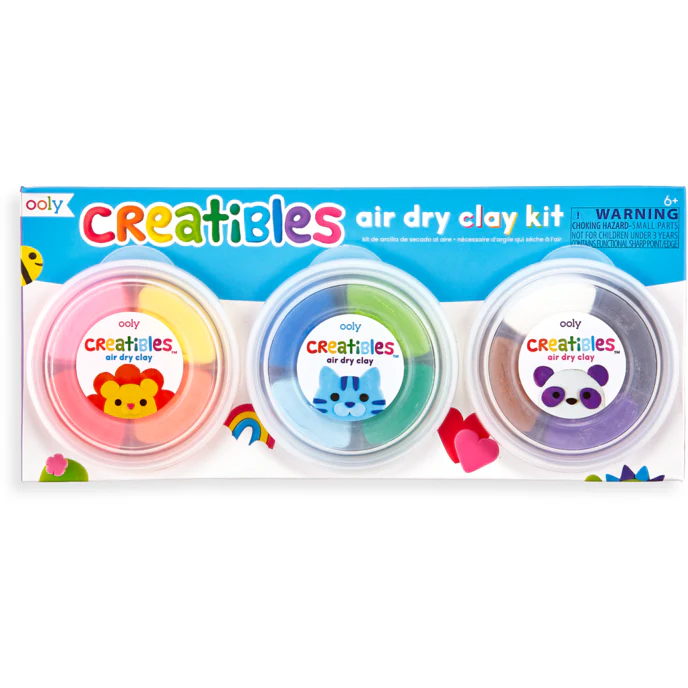 Ooly Creatibles DIY Air-Dry Clay Kit