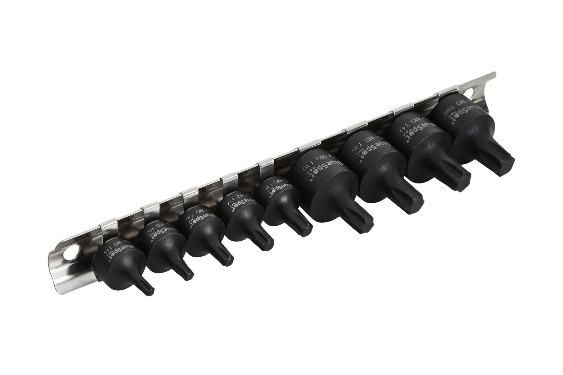 BlueSpot 9 Piece 1/4″ & 3/8″ Impact Torx Bit Socket Set With A Manufacturers LifeTime Guarantee 01614