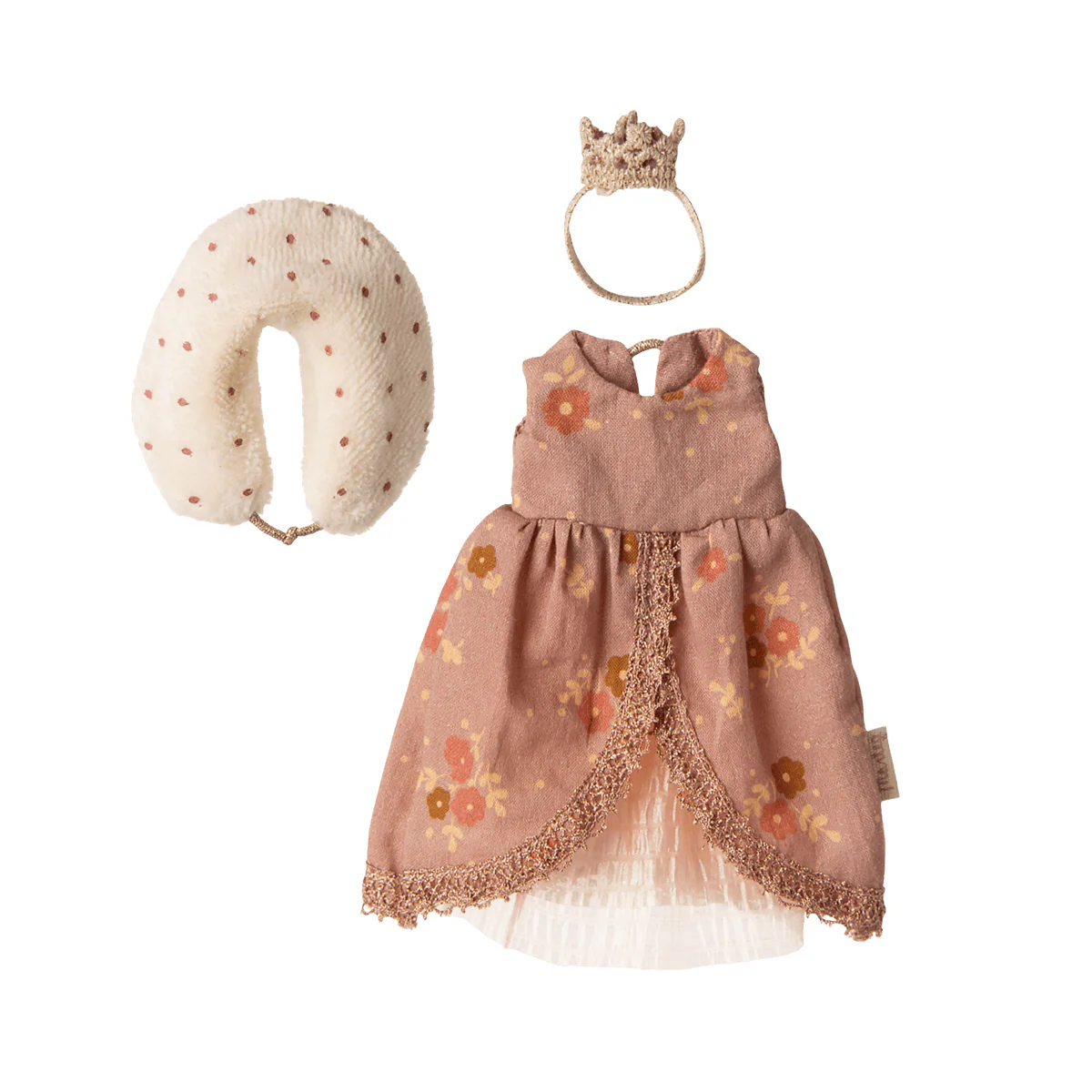 Maileg Queen dress, Mum mouse