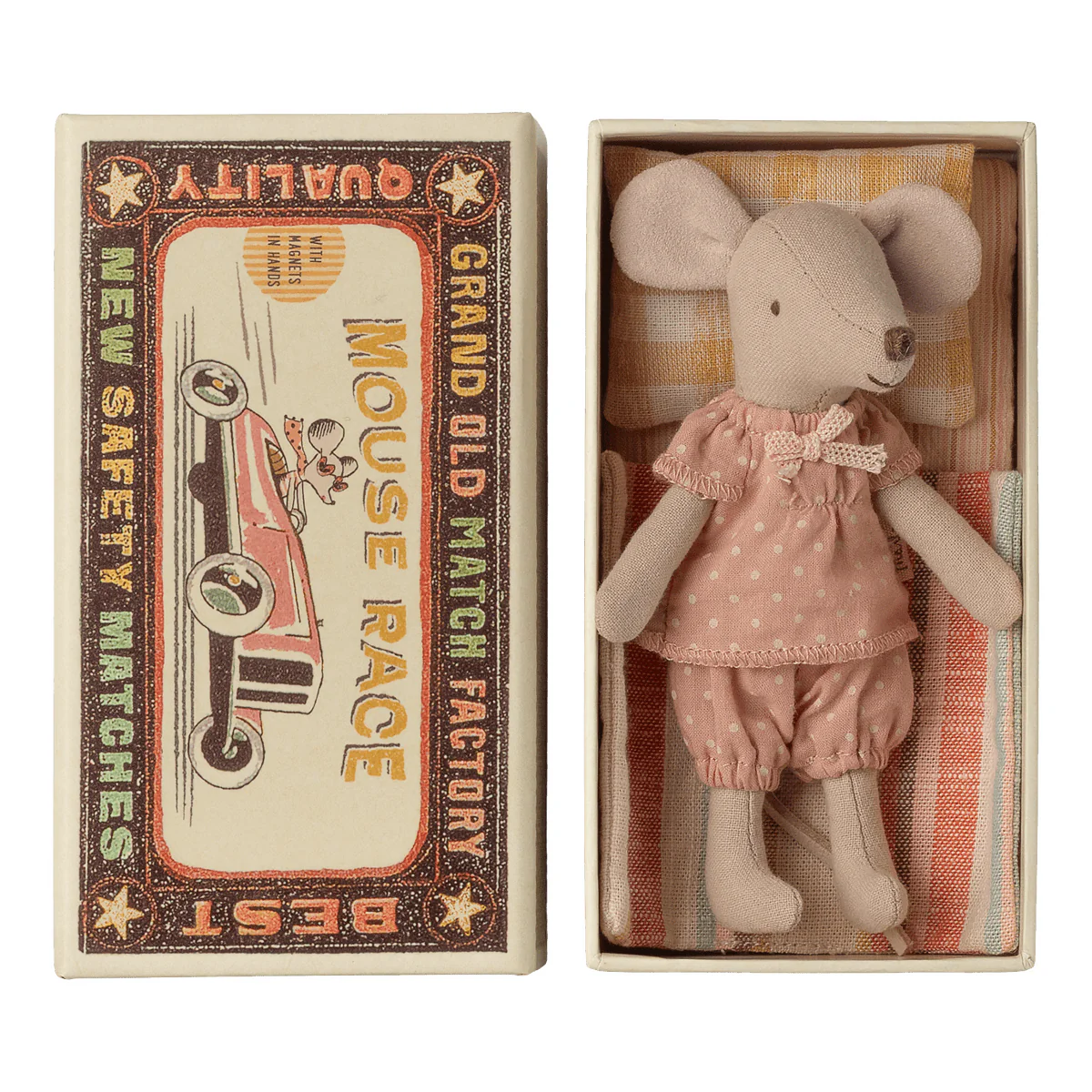 Maileg Big Sister Mouse In Matchbox 26′