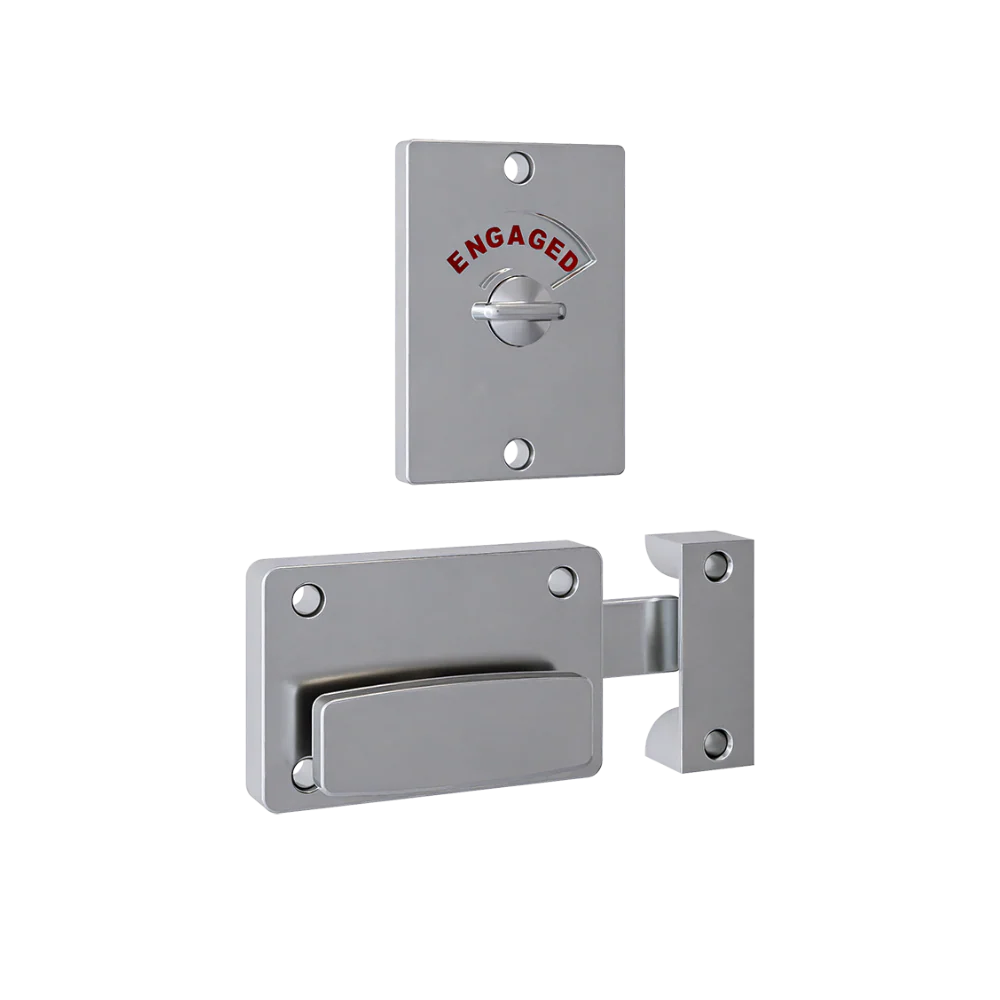 Metlam 200 Series Safety Handle Lock and Indicator Set in Satin Chrome