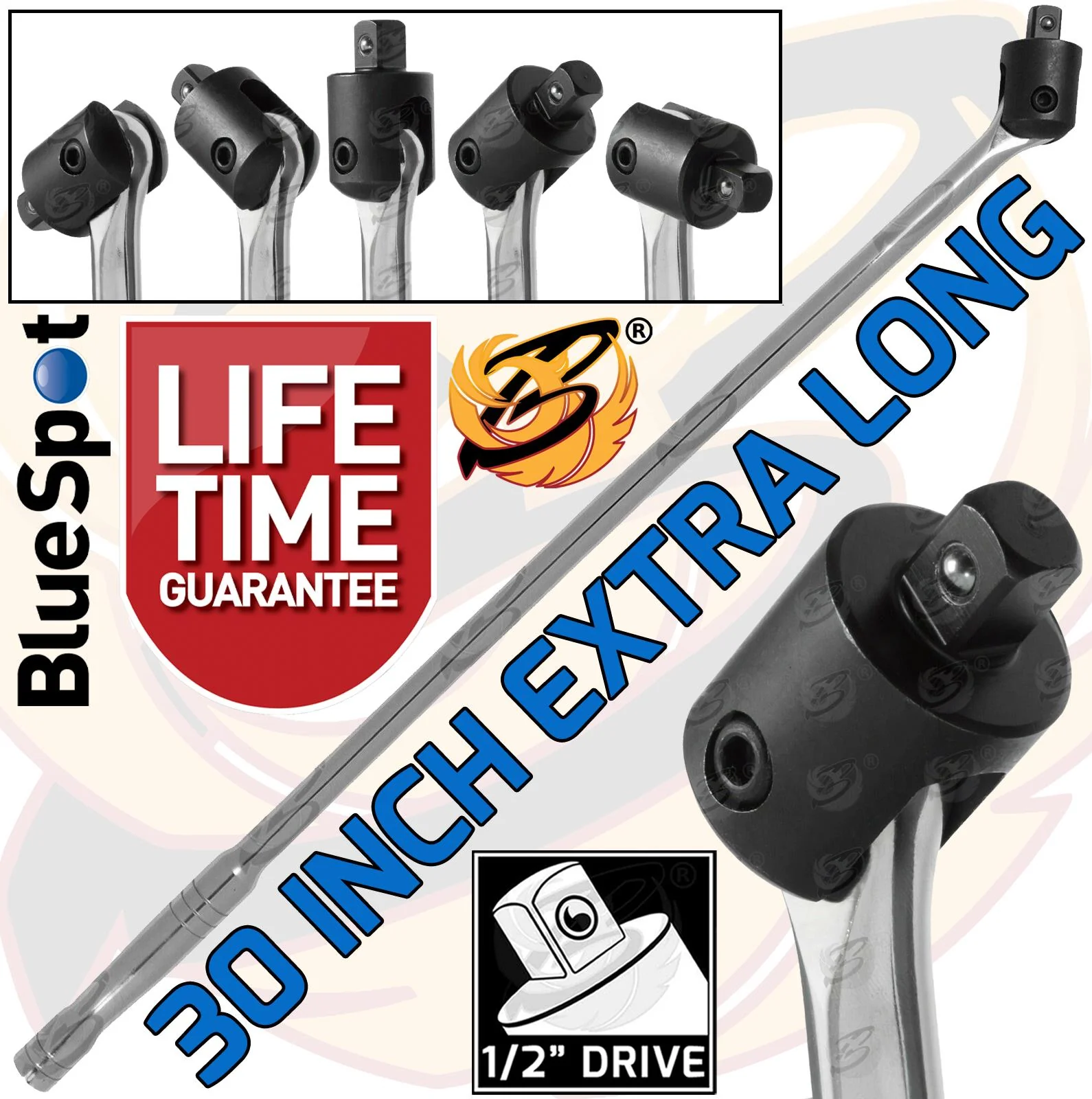BlueSpot 1/2″ Drive 30″ Long Breaker Bar ( 02000 )