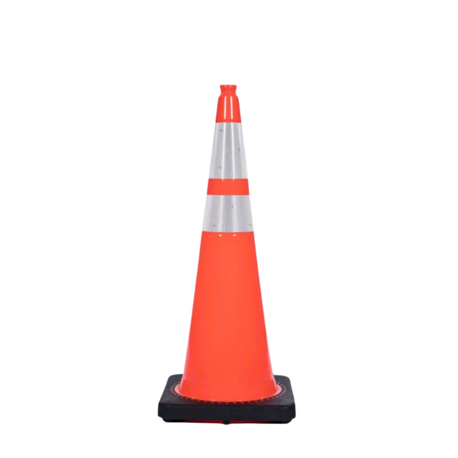 BONE SAFETY | 28″ Traffic Cone with Reflective Collars | #BONECONE2807
