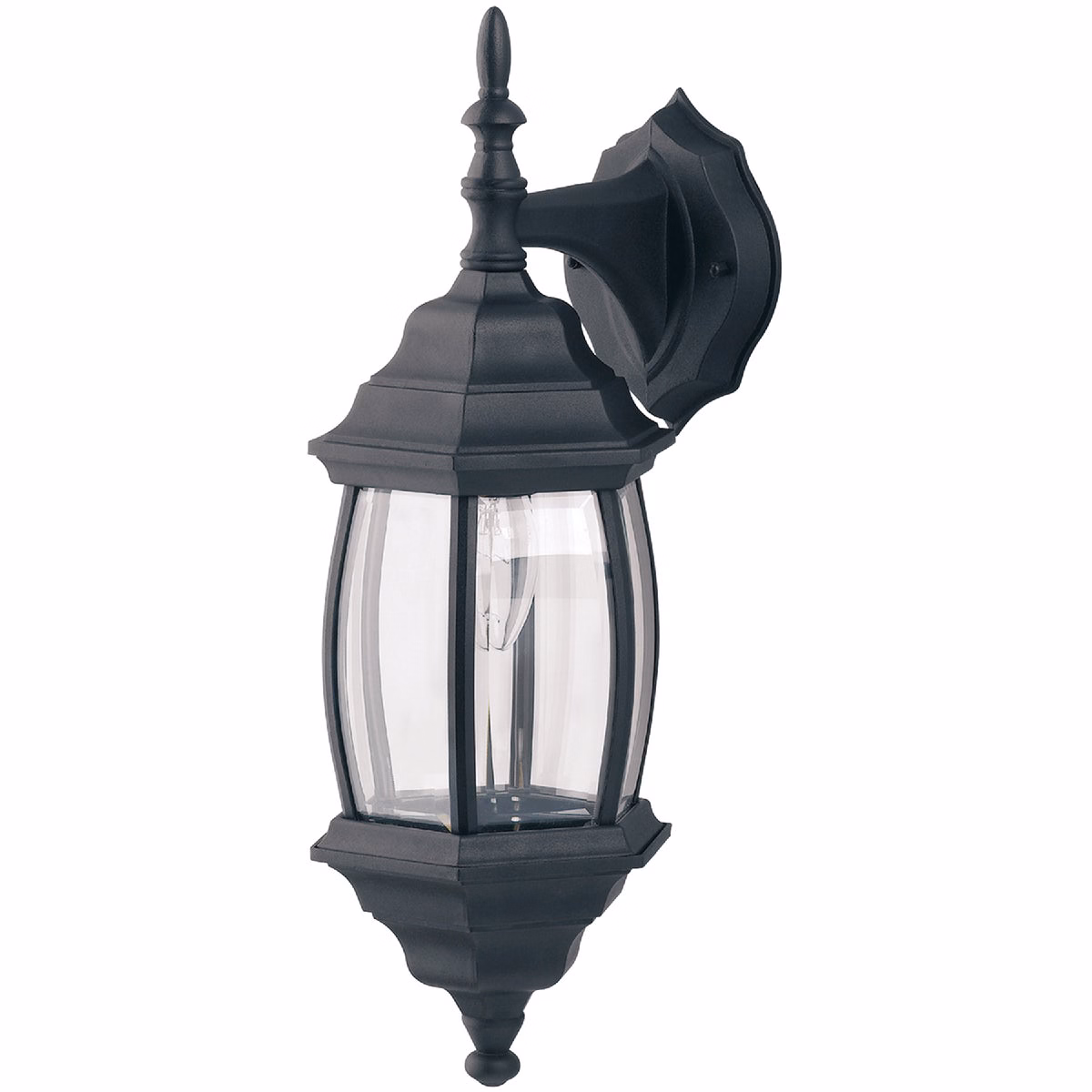 Canarm Black Incandescent Type A or B Outdoor Wall Light Fixture (2-Pack)-