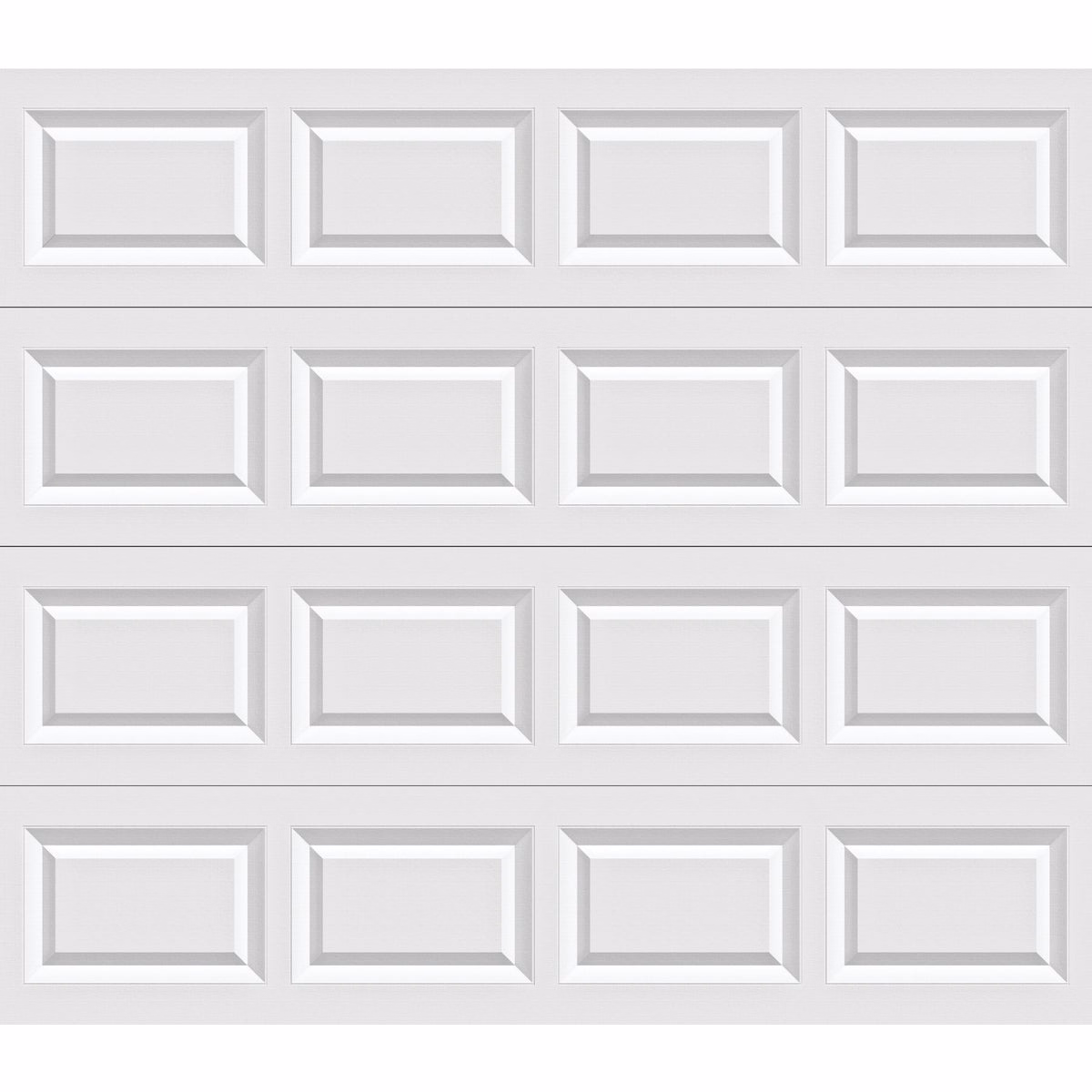 Holmes Bronze Series 9 Ft. W x 7 Ft. H White Steel Garage Door with EZ-Set Torsion Spring