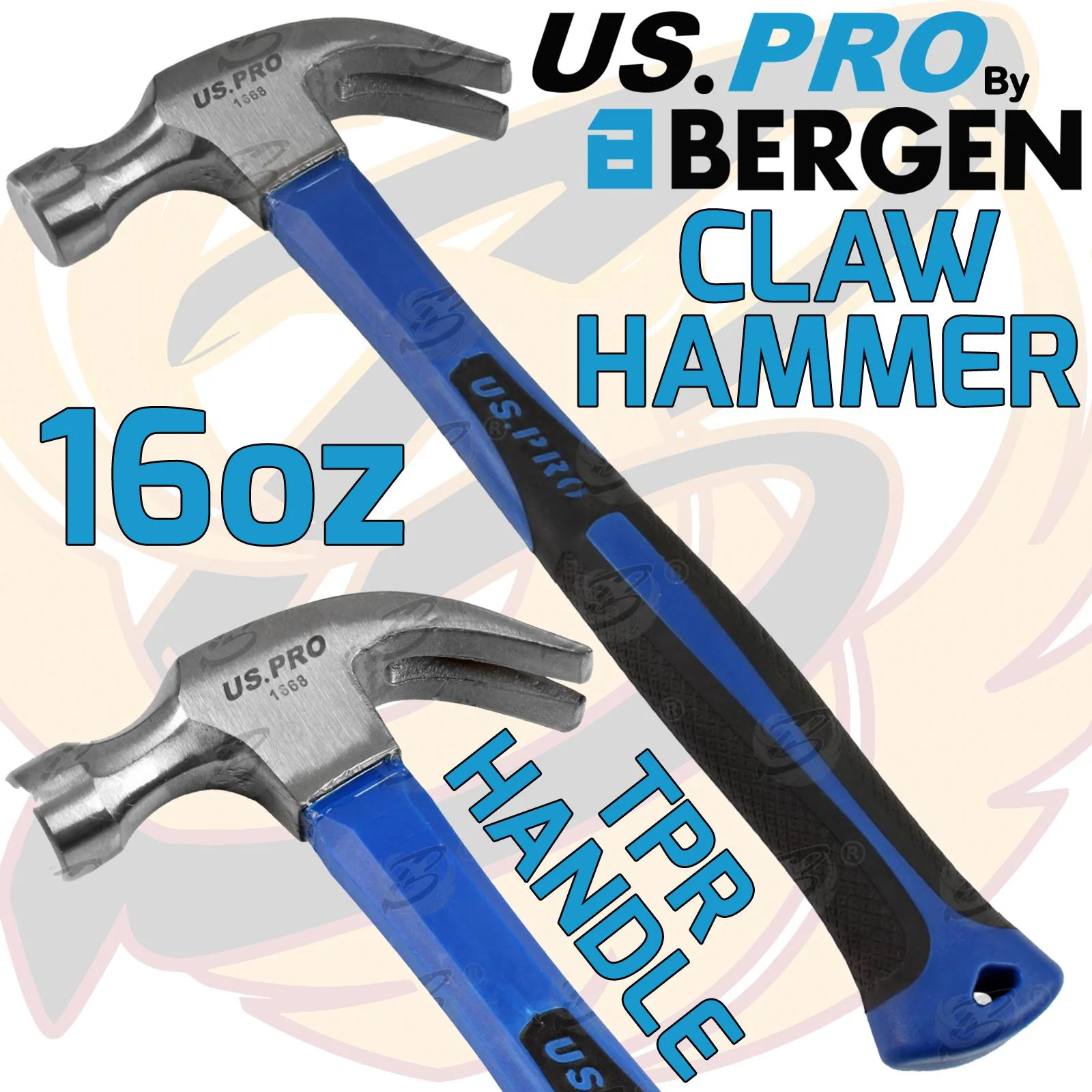 US Pro 16Oz Claw Hammer  1668