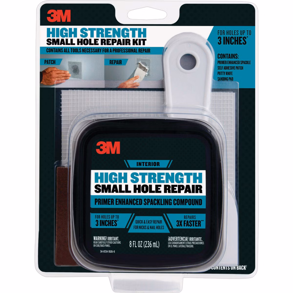 3M High Strength Small Hole Repair Kit