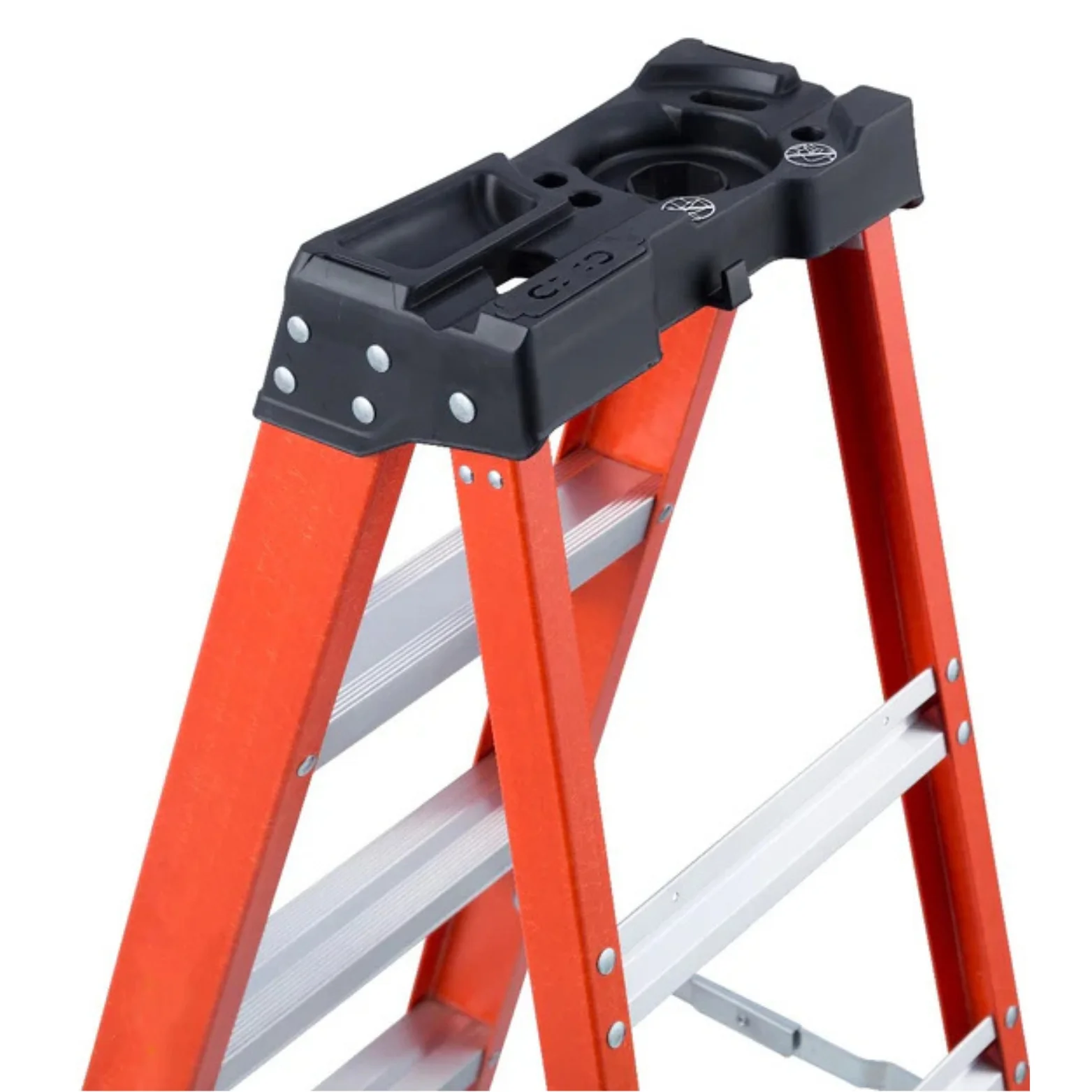 LOUISVILLE LADDER | 4' Fiberglass Stepladder, Type IAA, 375lb Load Capacity | #FS1404HD - Image 3