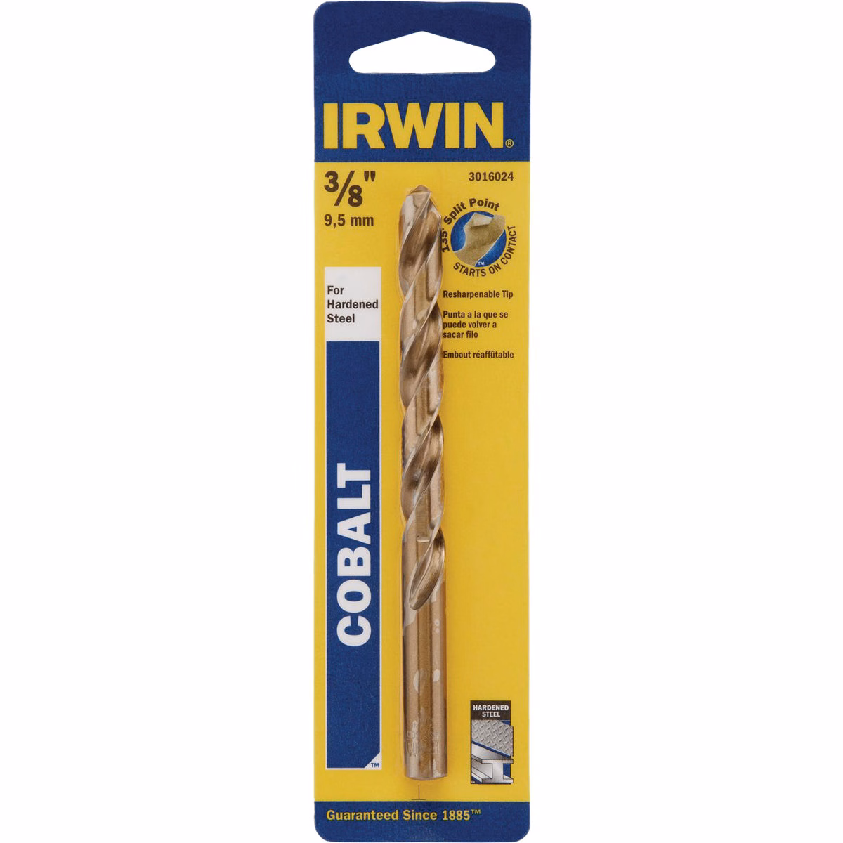 Irwin 3/8 In. Cobalt Pilot Point Drill Bit