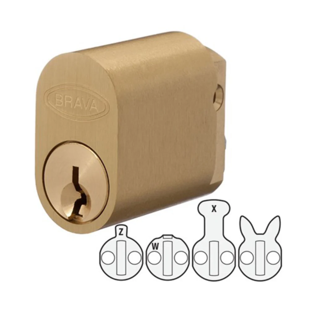 Brava OVAL 570 Cylinder  – Keyed Alike