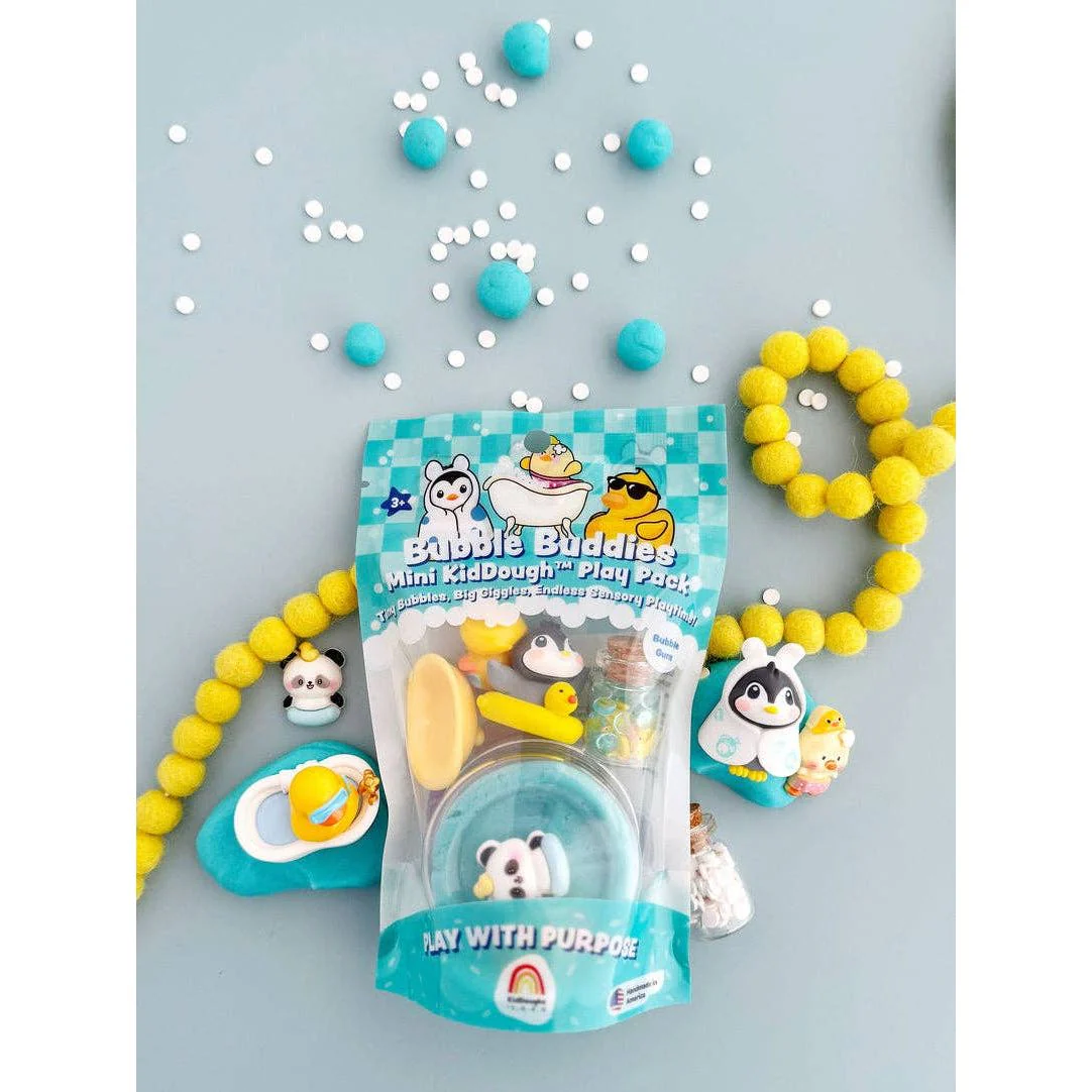 Earth Grown KidDough Bubble Buddies Mini Play Pack