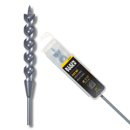 KLEIN TOOLS | 9/16″ x 54″ Flex Bit Auger with Case | #53718