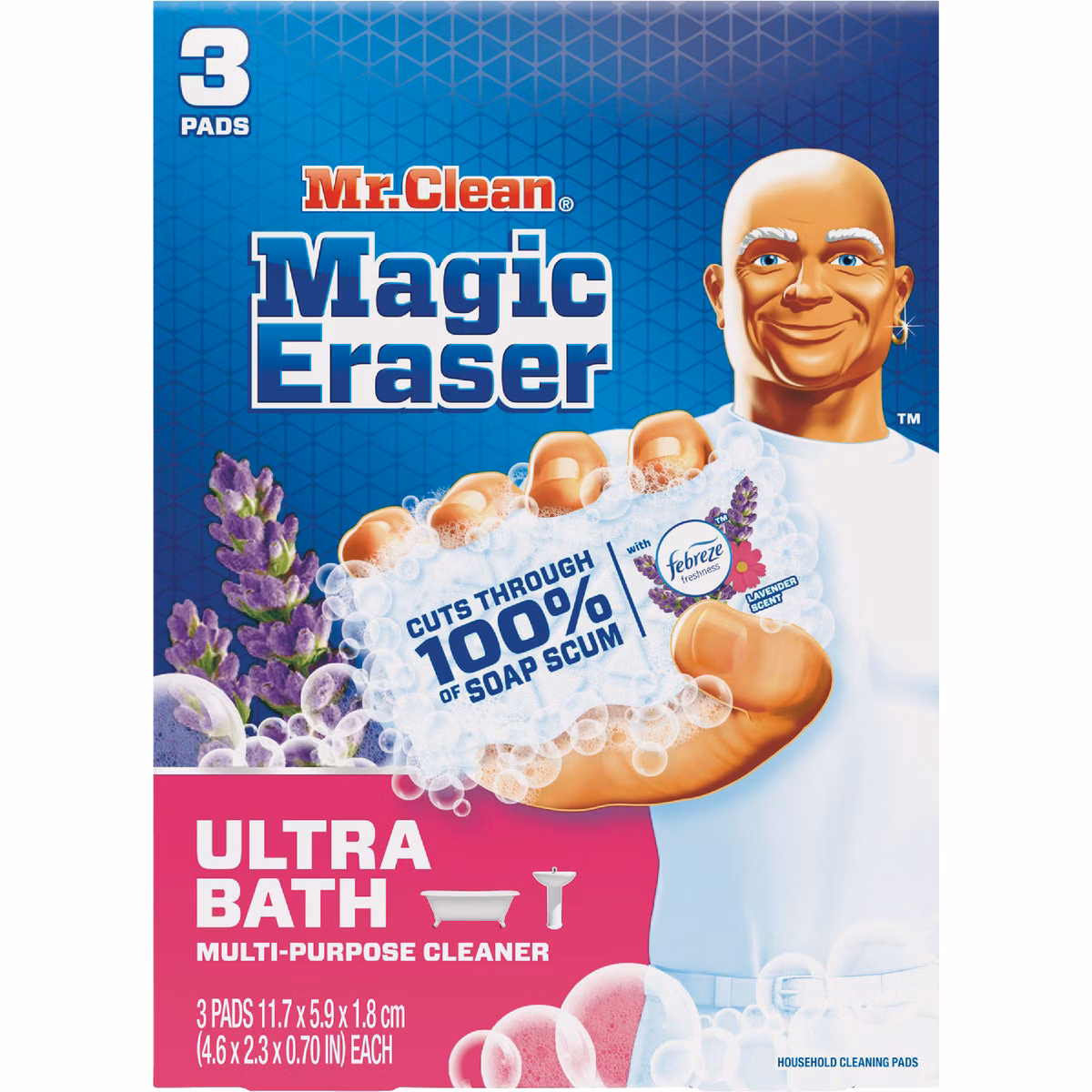 Mr. Clean Magic Eraser Ultra Bath + Febreze Multi-Purpose Cleaner (3-Count)