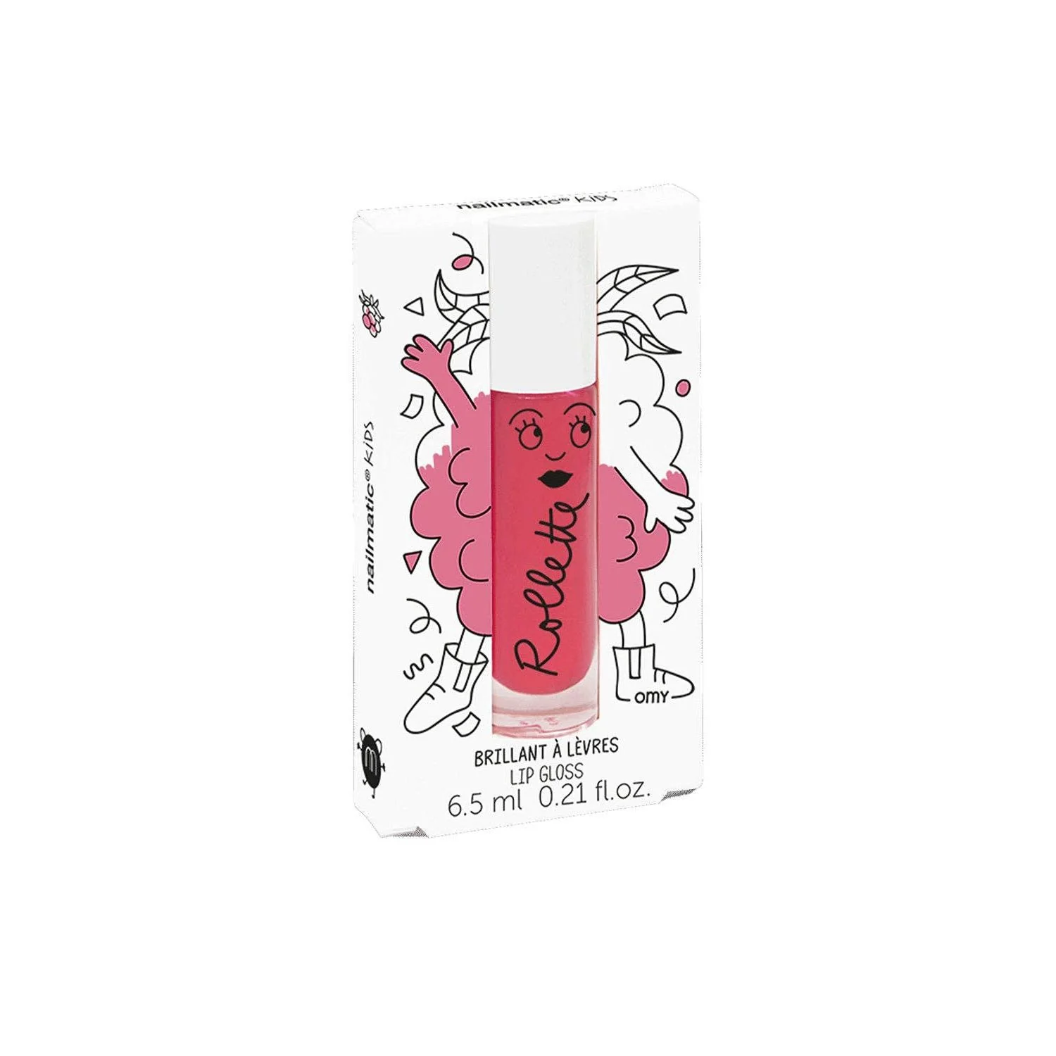 Nailmatic Lip Gloss for Kids RASPBERRY