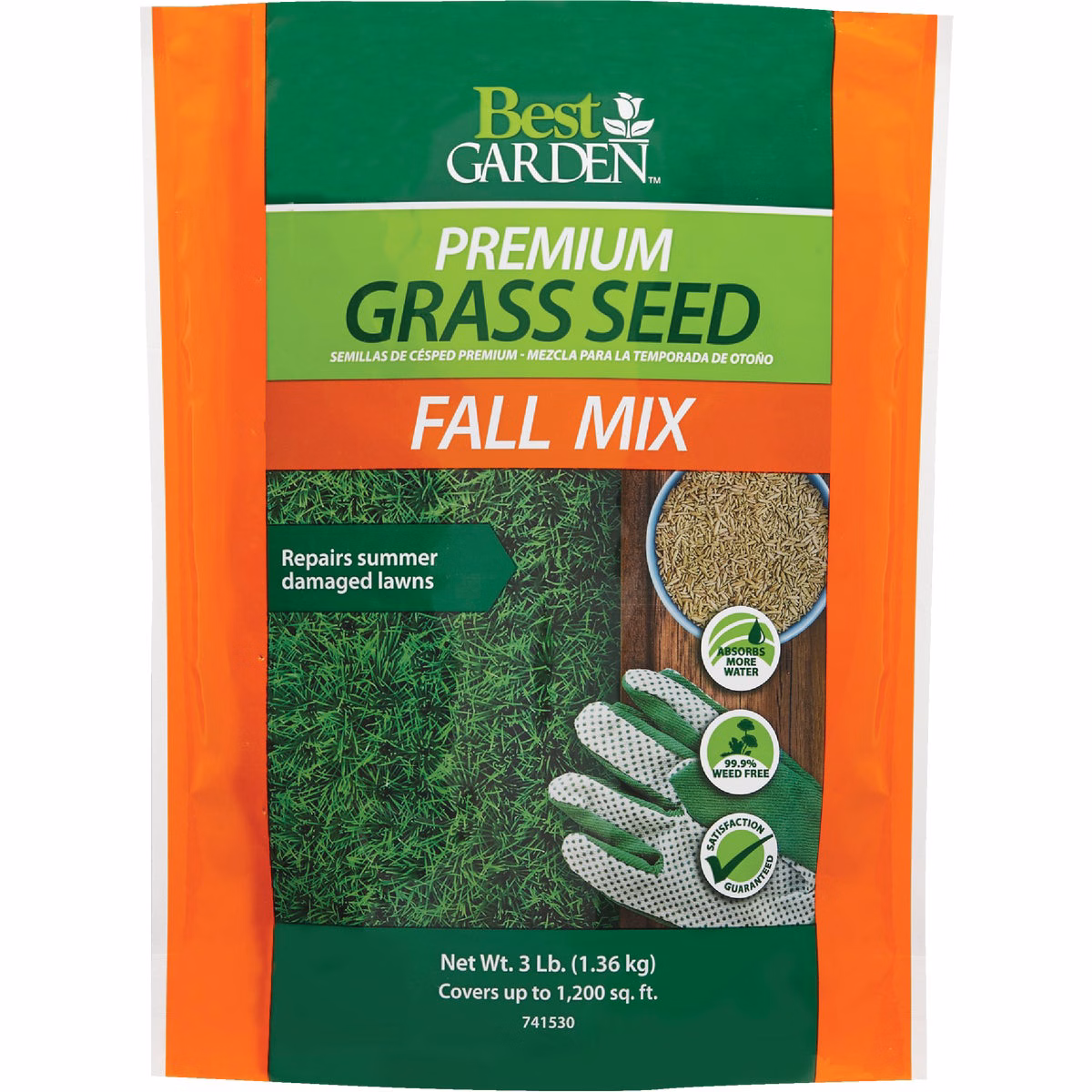 Best Garden 3 Lb. 750 Sq. Ft. Coverage Fall Mix Grass Seed