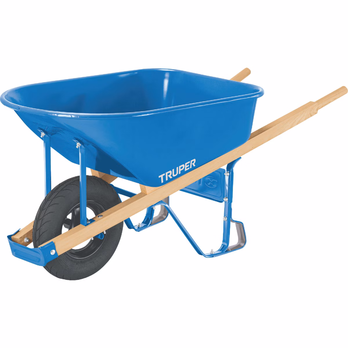 Truper 6 Cu. Ft. Steel Wheelbarrow