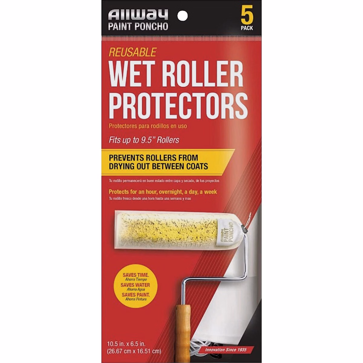 Allway Paint Poncho Wet Paint Roller Protectors (5-Pack)