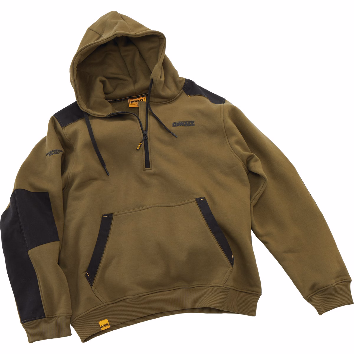 DEWALT Tough Medium Olive Green Hooded Sweatshirt