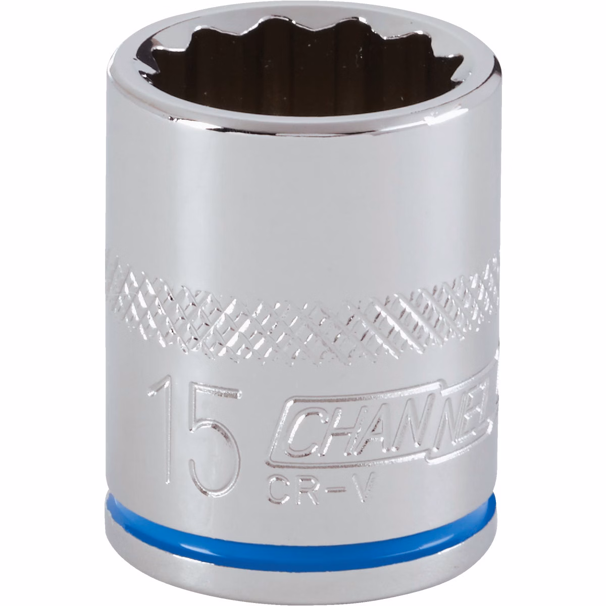 Channellock 3/8 In. Drive 15 mm 12-Point Shallow Metric Socket