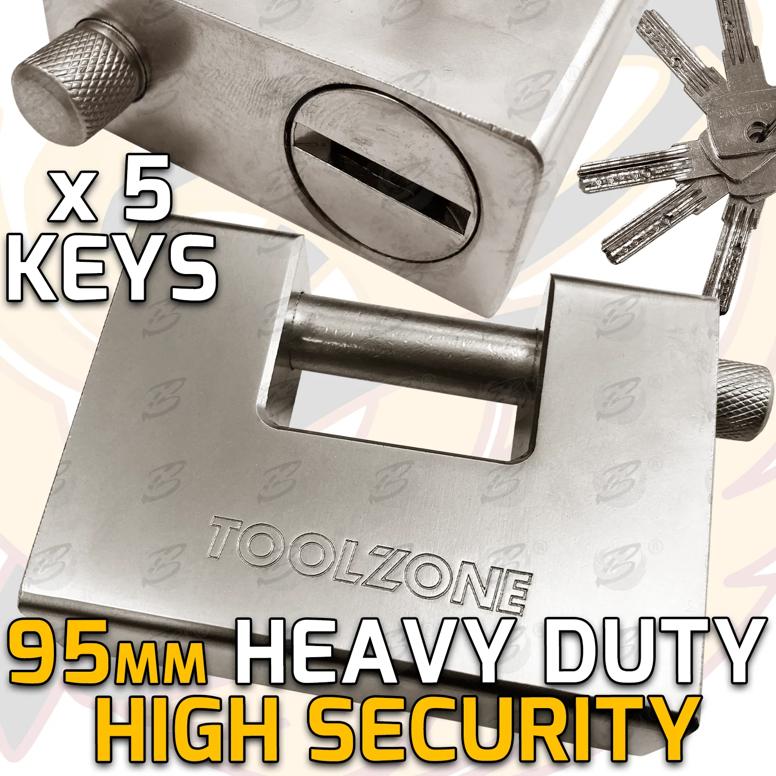 Toolzone 94mm Shutter “C” Type / Container Padlock ( LK008 )