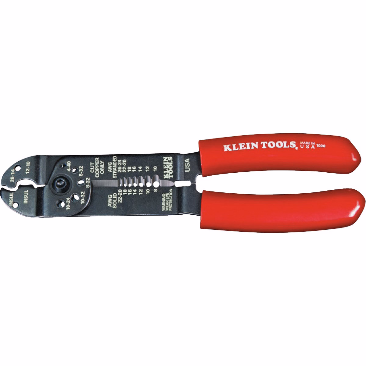 Klein 7-3/4 In. 6-In-1 Multipurpose Crimper & Stripper