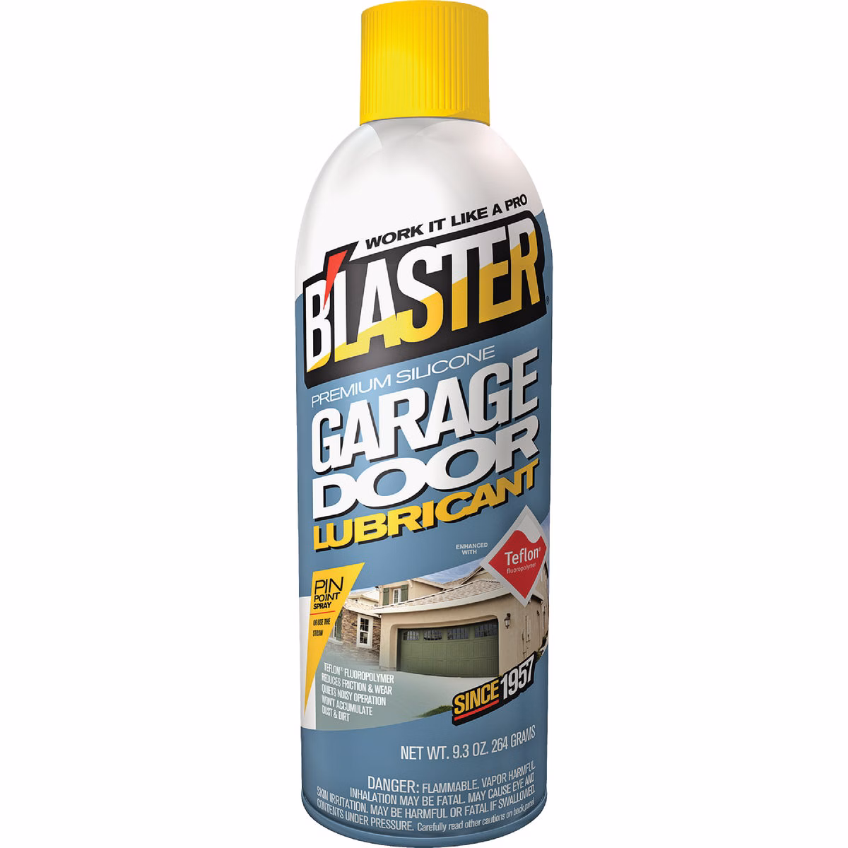 Blaster 9.3 Oz. Aerosol Garage Door Premium Silicone Lubricant