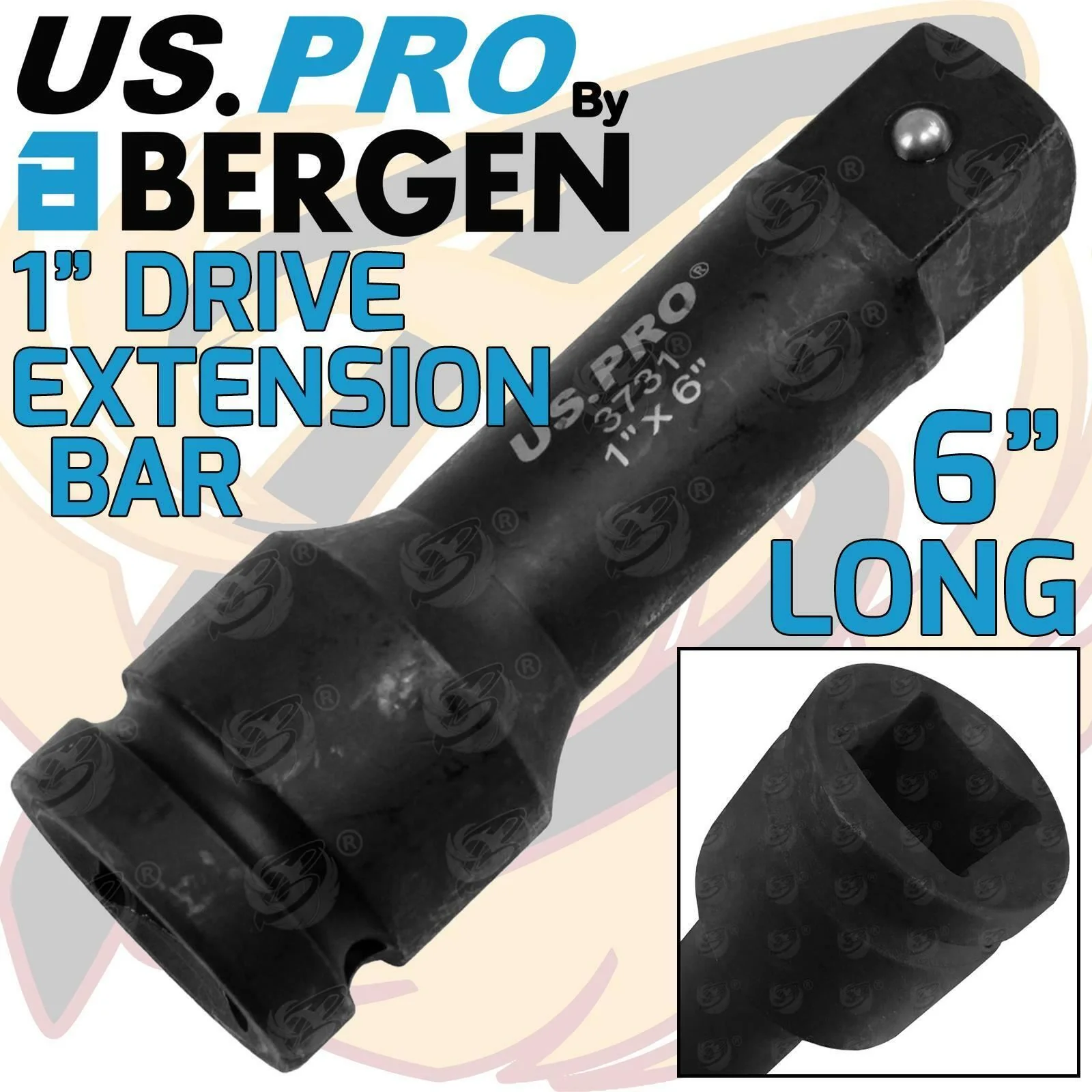 US Pro 1″ Drive 6″ Long Impact Extension Bar  3731