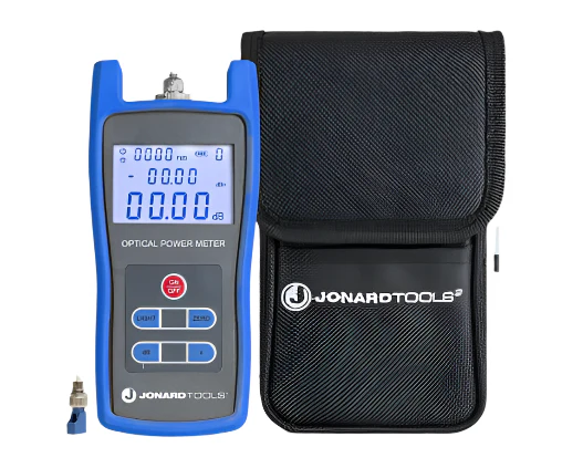 JONARD | Fiber Optic Power Meter with FC/SC/LC Adapters | #FPM-50A