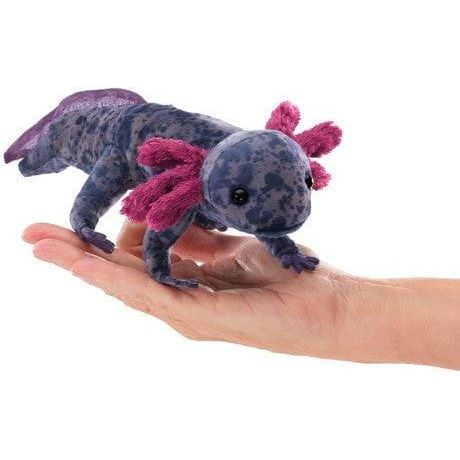 Folkmanis Finger Puppet – Axolotl, Black