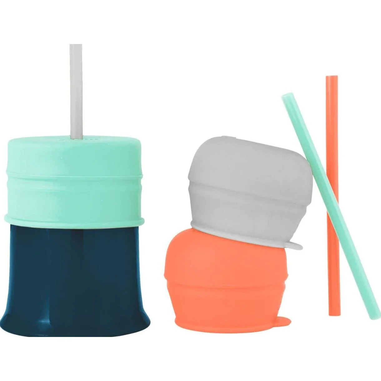 Boon Snug Silicone Straw Sippy Cup