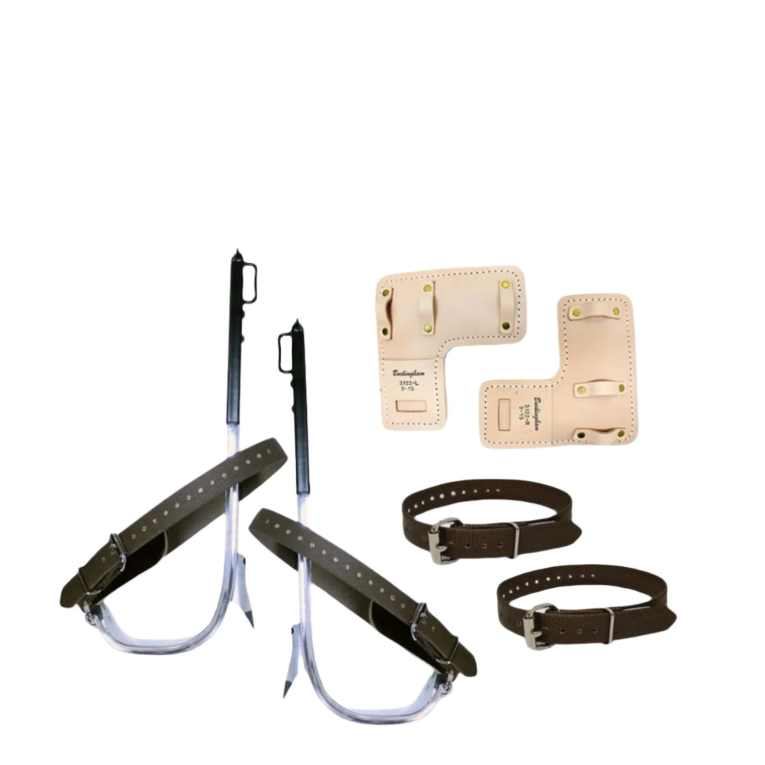 BUCKINGHAM | BuckAlloy Aluminum CCA Climber with Nylon Straps | #A91089A