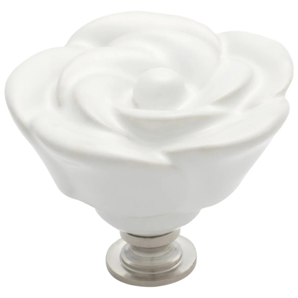 Tradco Porcelain Flower Cupboard Knob